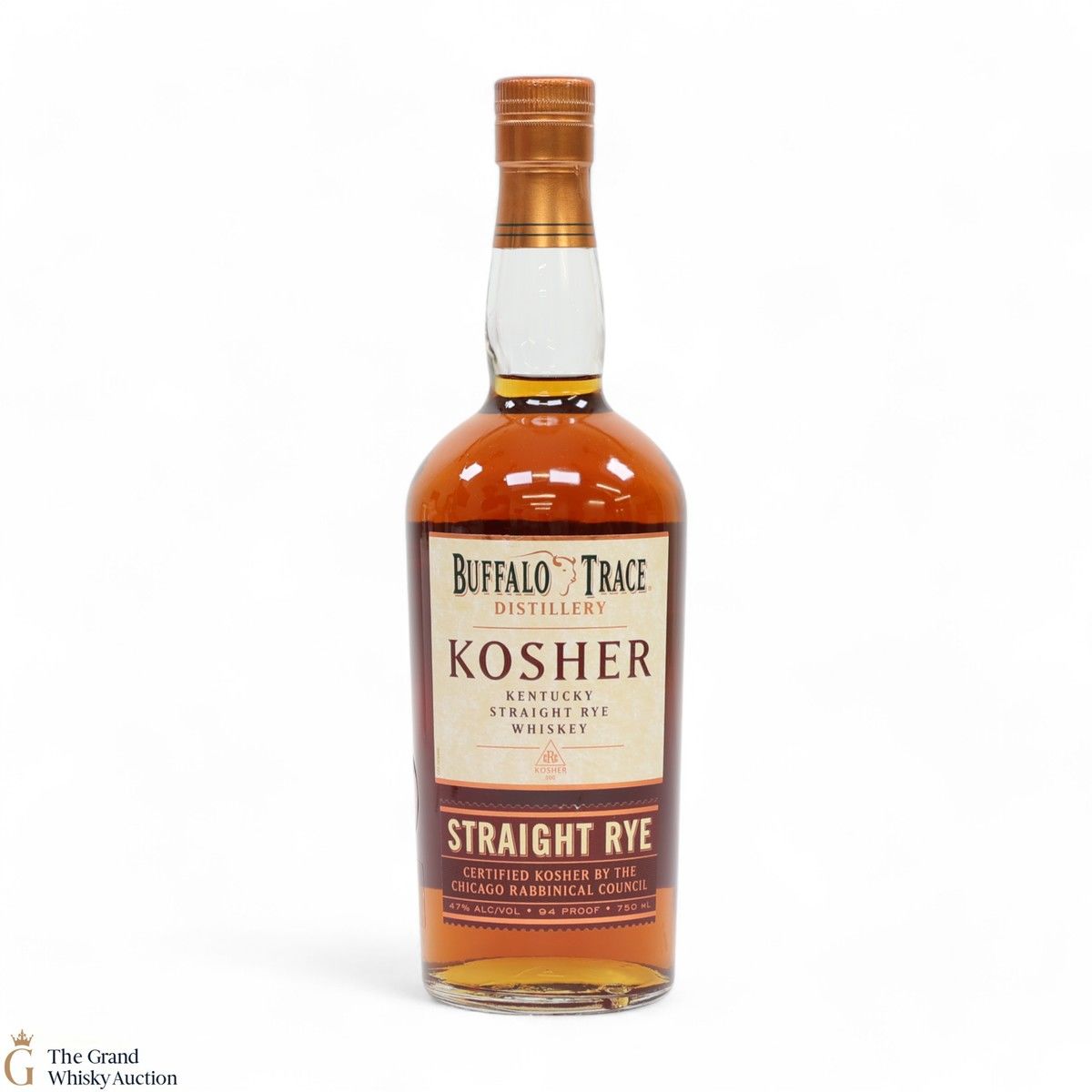 Buffalo Trace - Kosher Straight Rye Recipe 94 Proof 75cl