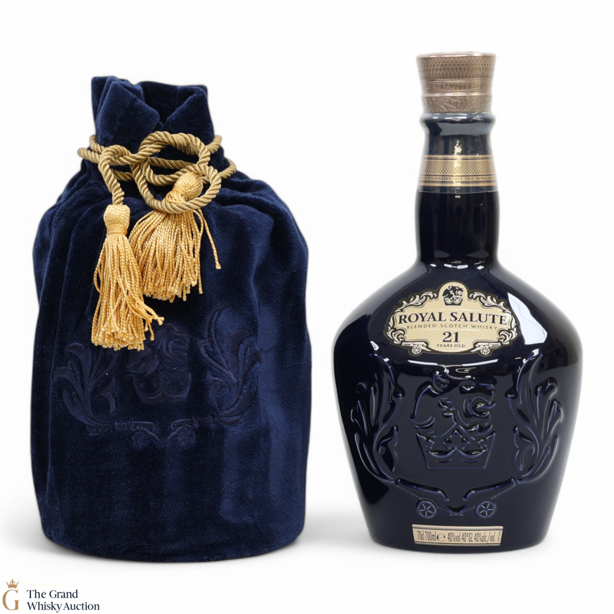 Chivas - Royal Salute - 21 Year Old - Sapphire Flagon