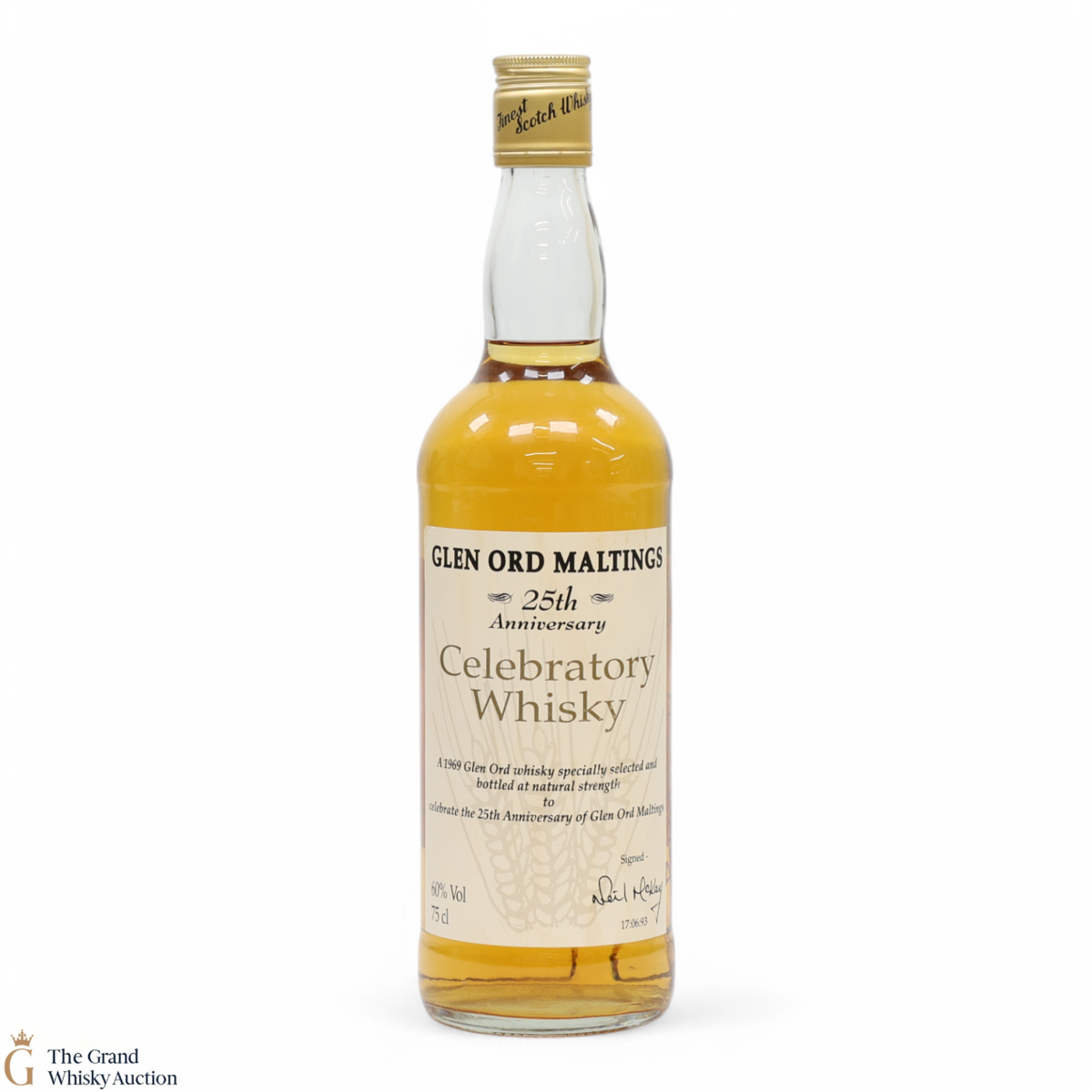 Glen Ord - 25th Anniversary 1969 Glen Ord Maltings (75cl) SIGNED