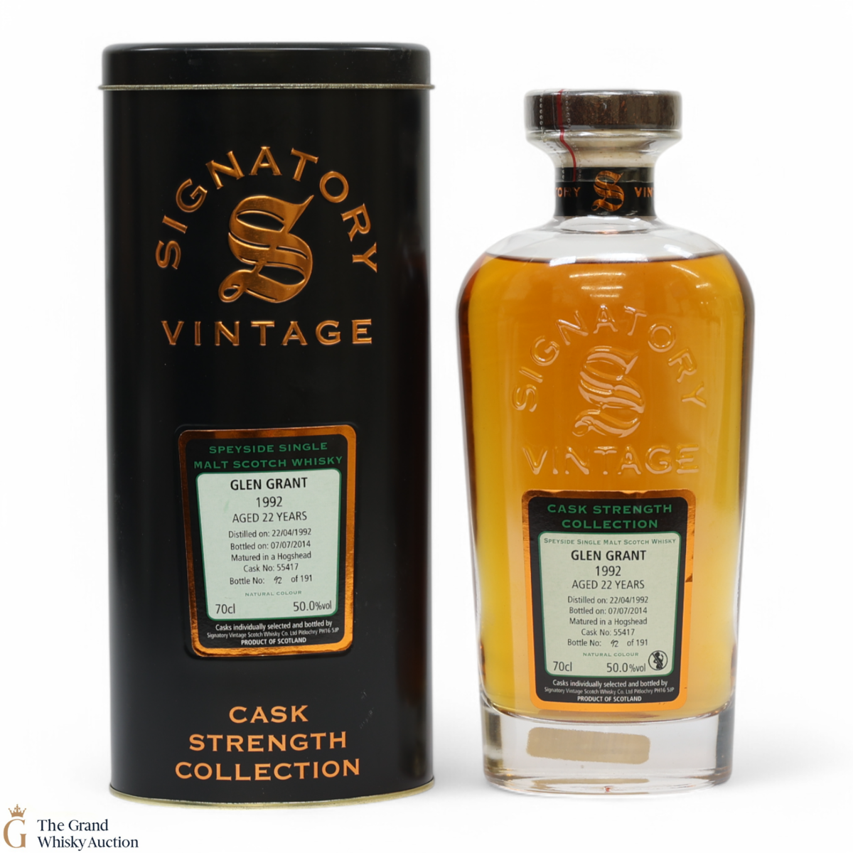 Glen Grant - 22 Year Old 1992 - Signatory Vintage