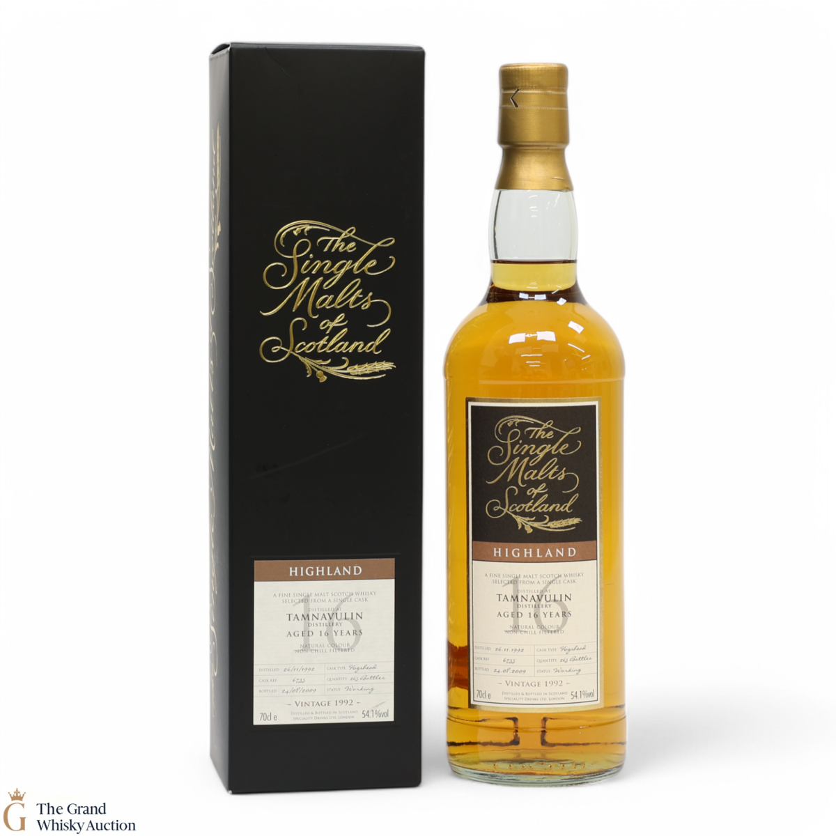 Tamnavulin - 16 Year Old 1992 - Single Cask #6735 - The Single Malts Of Scotland