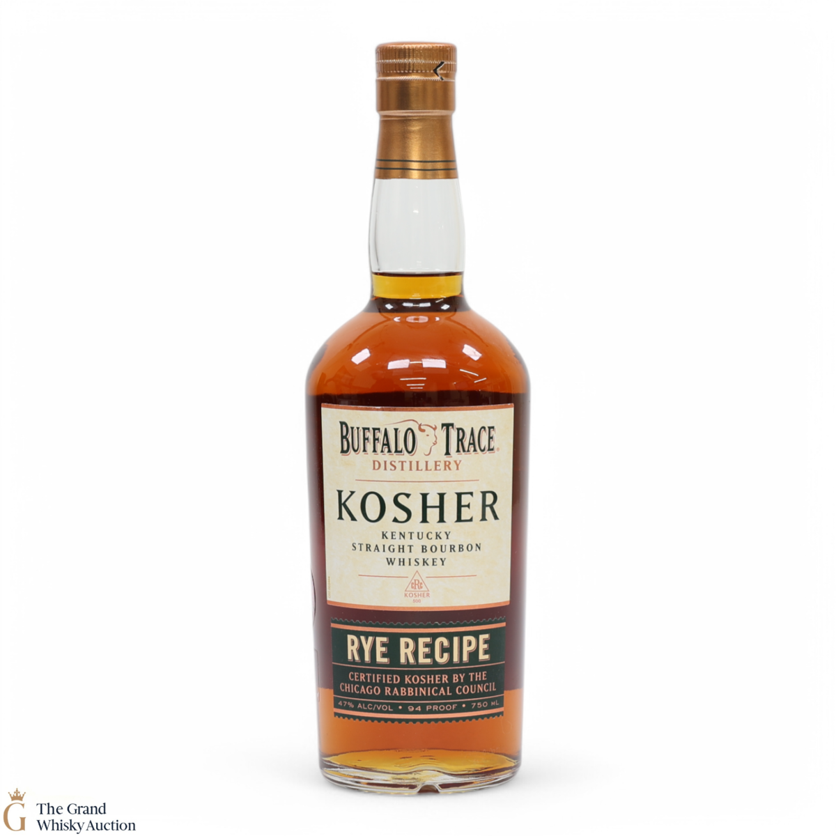 Buffalo Trace - Kosher Straight Rye Recipe 94 Proof (75cl)