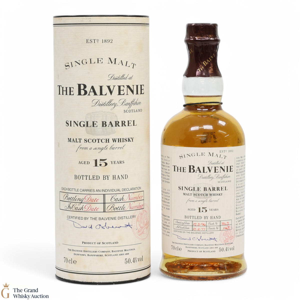 Balvenie - 15 Year Old 1977 - Single Barrel #843