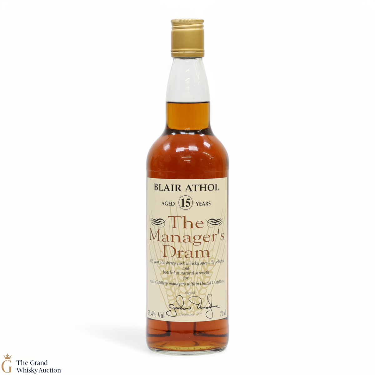 Blair Athol - 15 Year Old 1996 - Manager's Dram