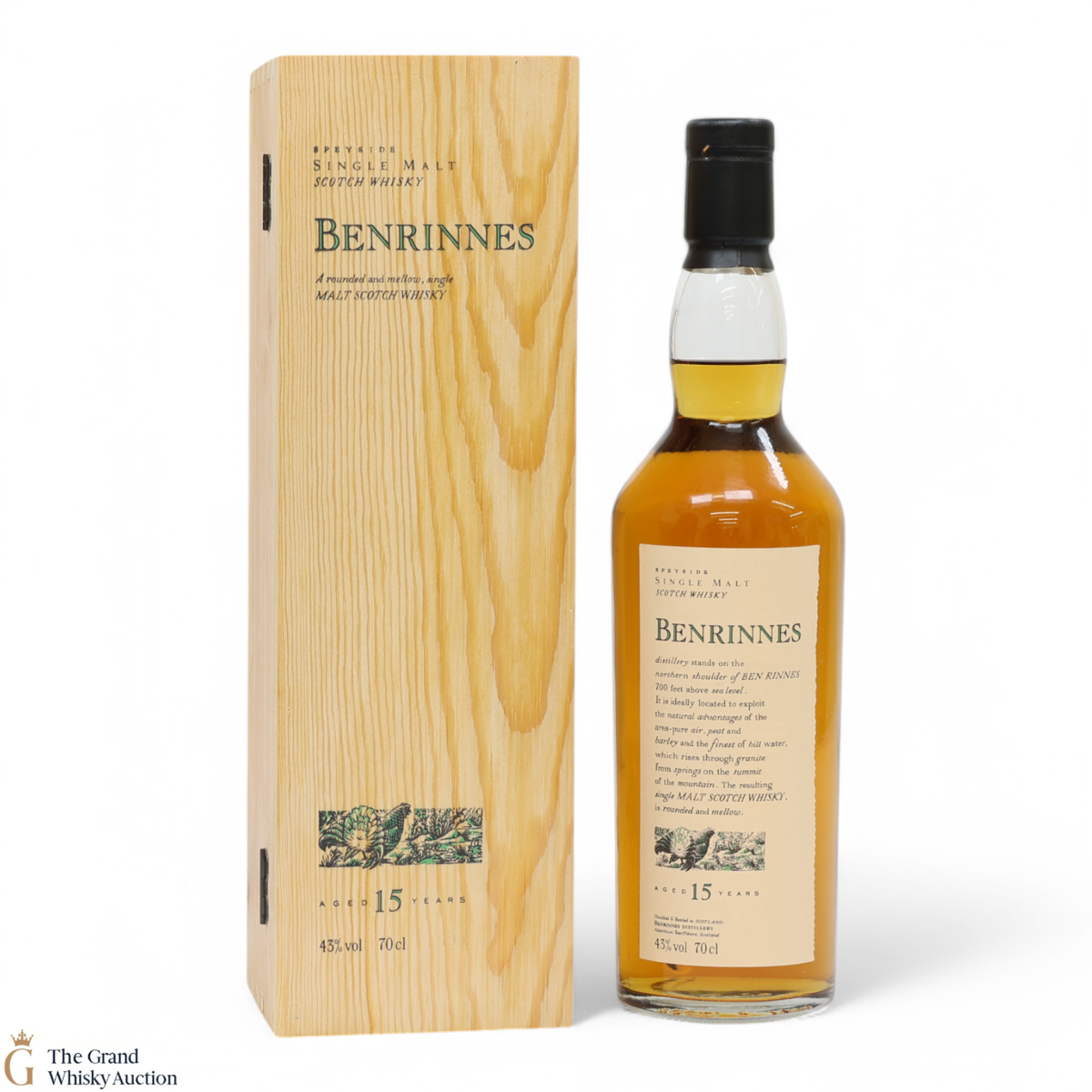 Benrinnes - 15 Year Old - Flora and Fauna (Wooden Box)