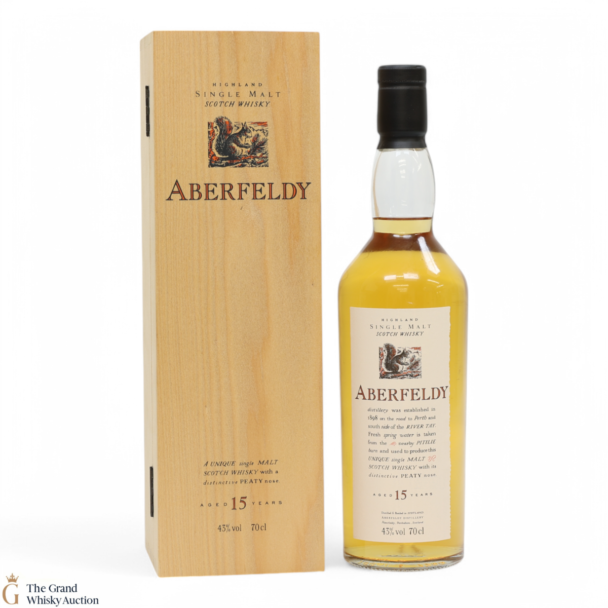 Aberfeldy - 15 Year Old - Flora and Fauna (Wooden Box)