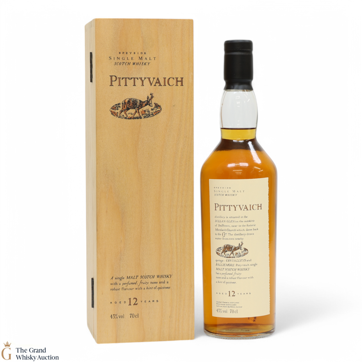 Pittyvaich - 12 Year Old - Flora and Fauna (Wooden Box)