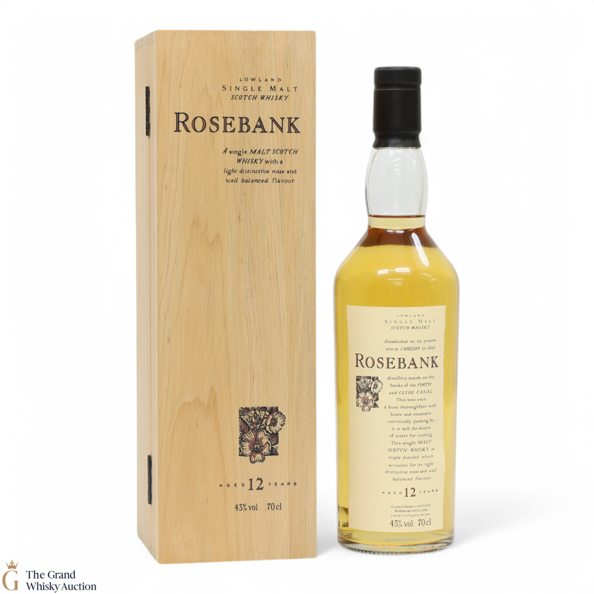 Rosebank - 12 Year Old - Flora and Fauna (Wooden Box)