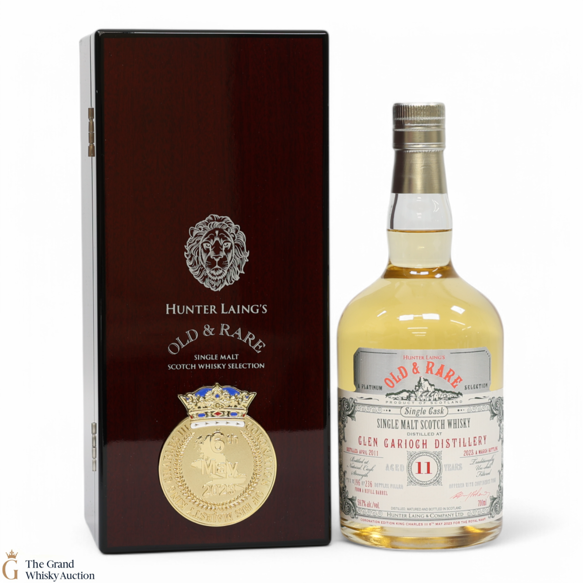 Glen Garioch - 11 Year Old 2011 - Hunter Laing Old & Rare Platinum - Coronation of King Charles III