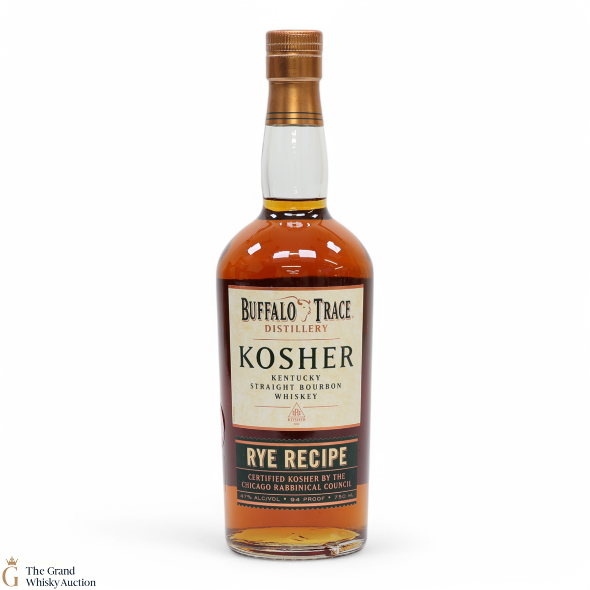 Buffalo Trace - Kosher Straight Rye Recipe 94 Proof (75cl)