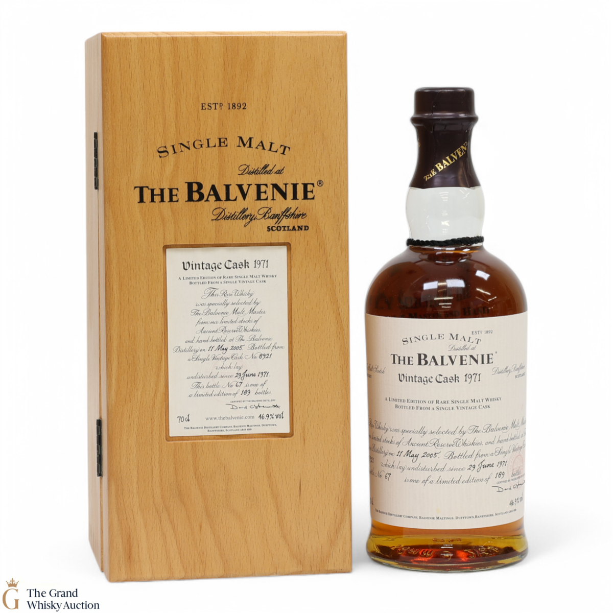 Balvenie - 1971 Vintage Cask #8921