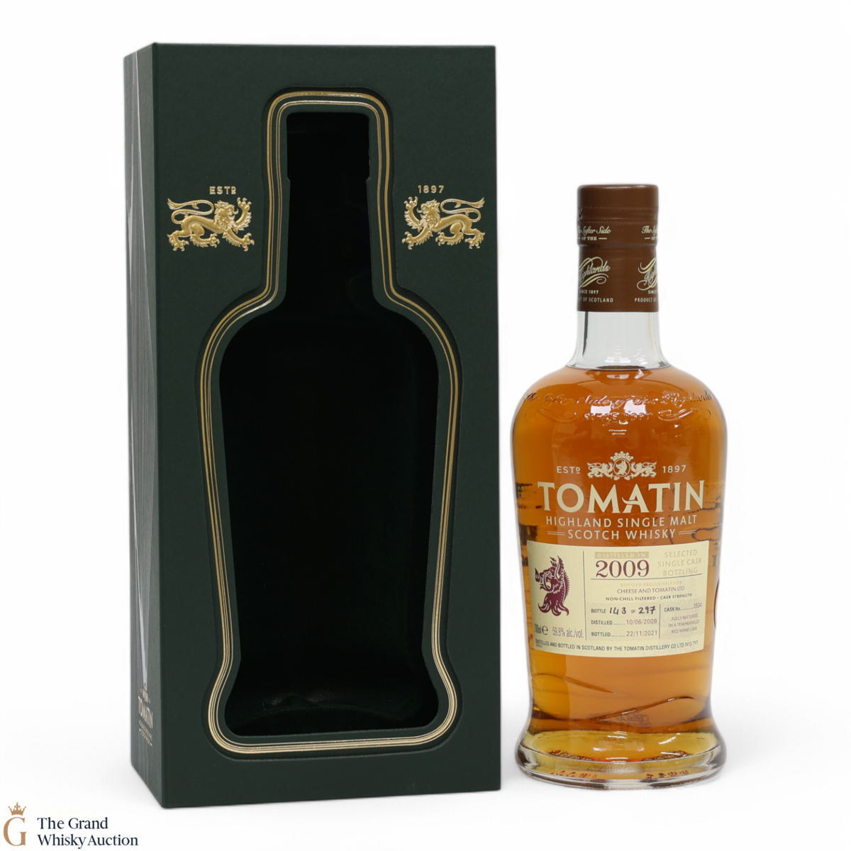 Tomatin - 2009 Red Wine Cask #3504 For Cheese And Tomatin