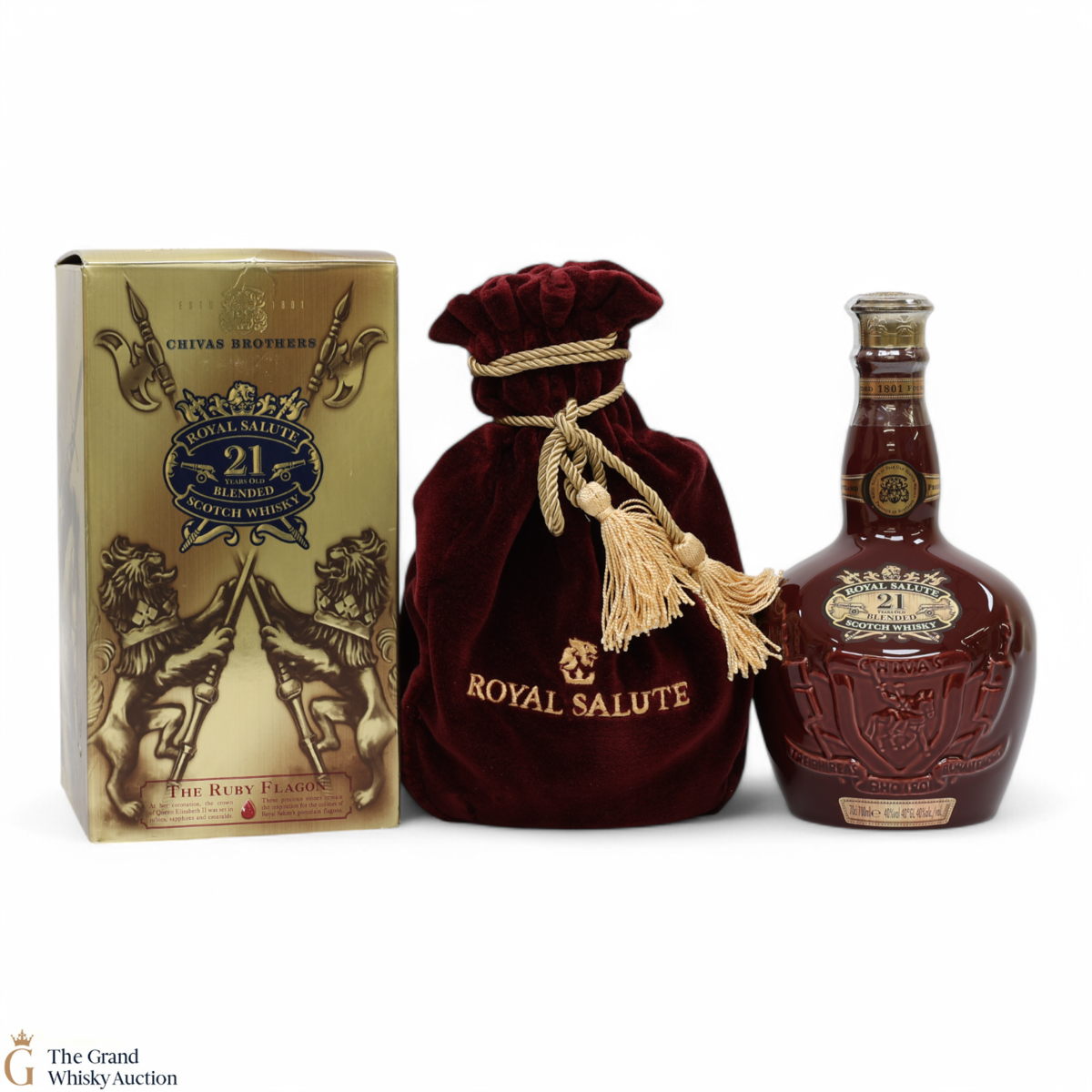 Chivas - Royal Salute - 21 Year Old - Ruby Flagon