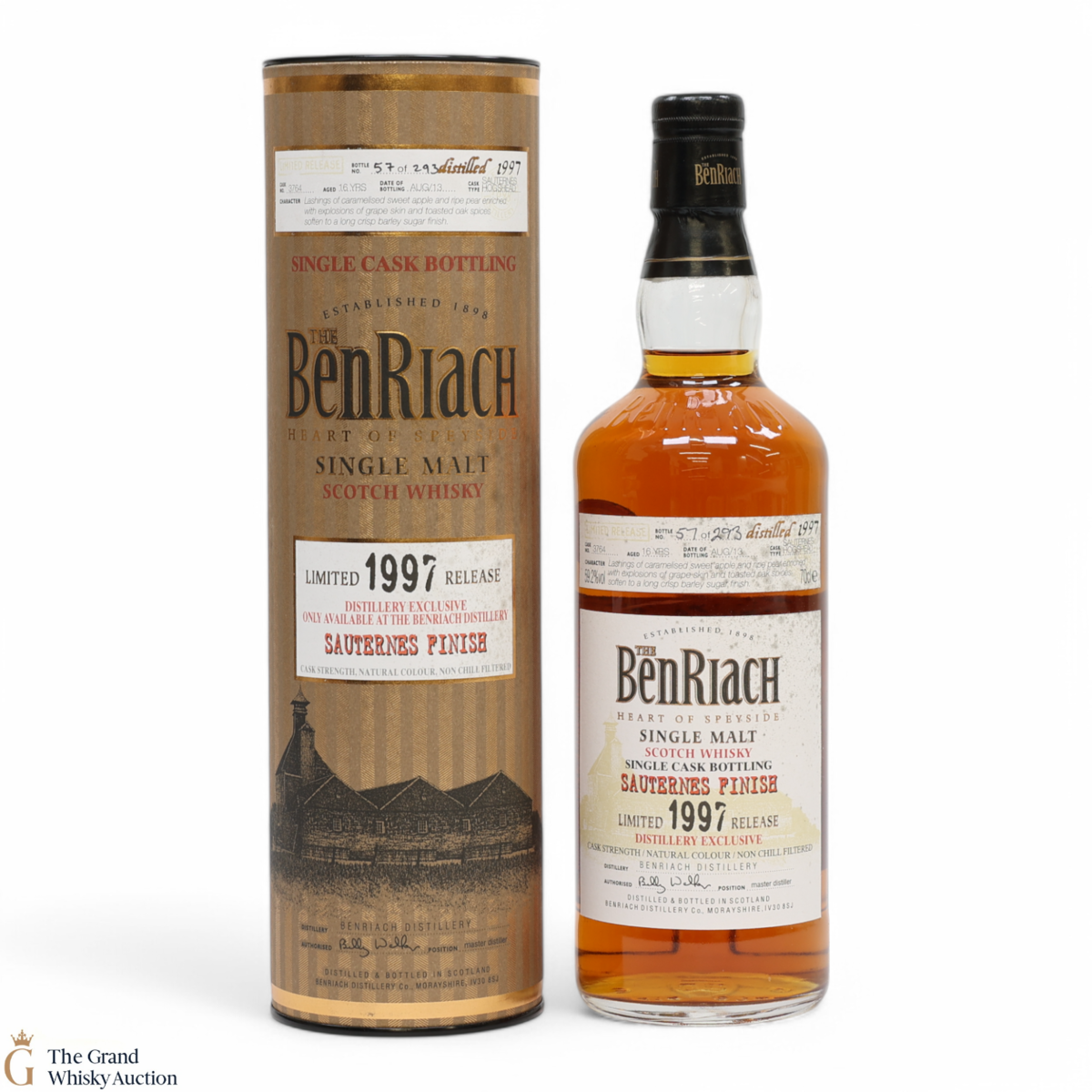 Benriach - 16 Year Old 1997 - Single Cask #3764 - Sauternes Finish - Distillery Exclusive