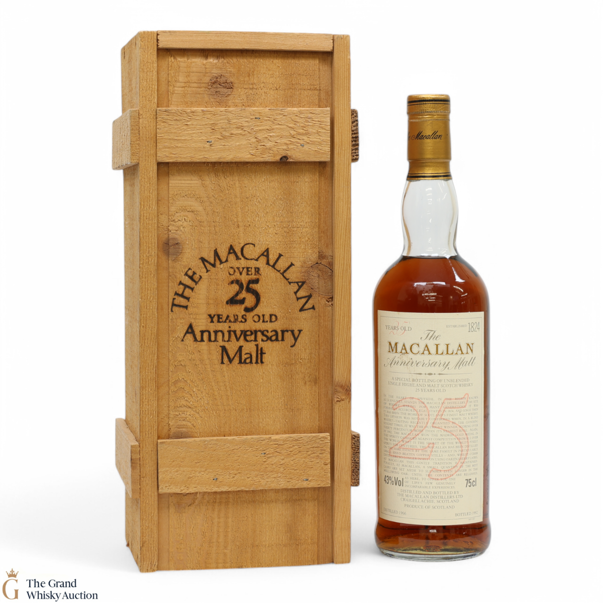 Macallan - 25 Year Old 1966 - Anniversary Malt 1992 (75cl)