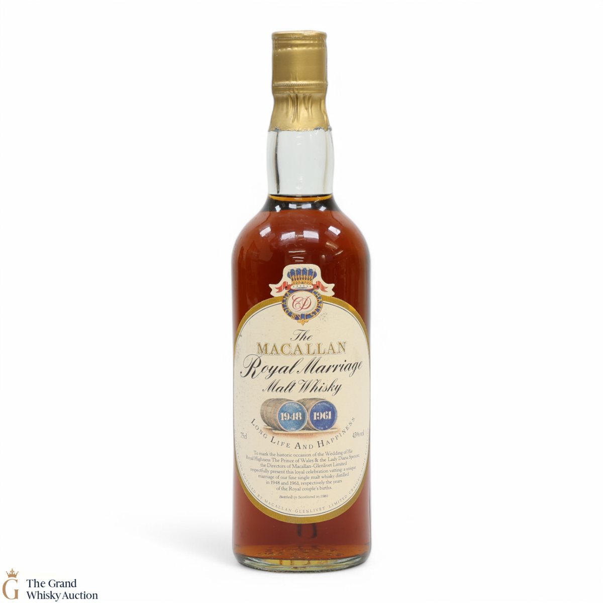 Macallan - 1948 - 1961 Royal Marriage 1981 (75cl)