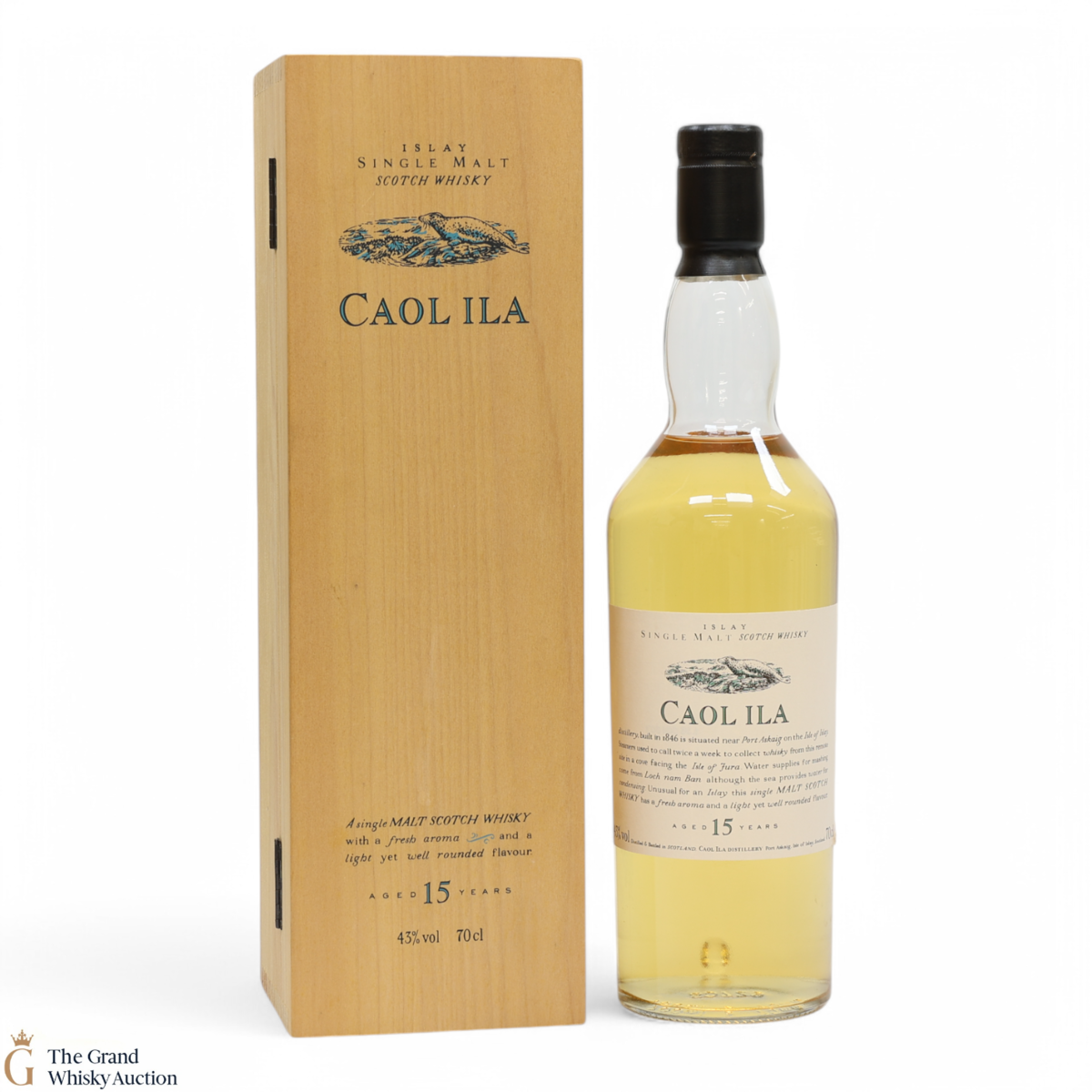 Caol Ila - 15 Year Old Flora and Fauna (Wooden Box)