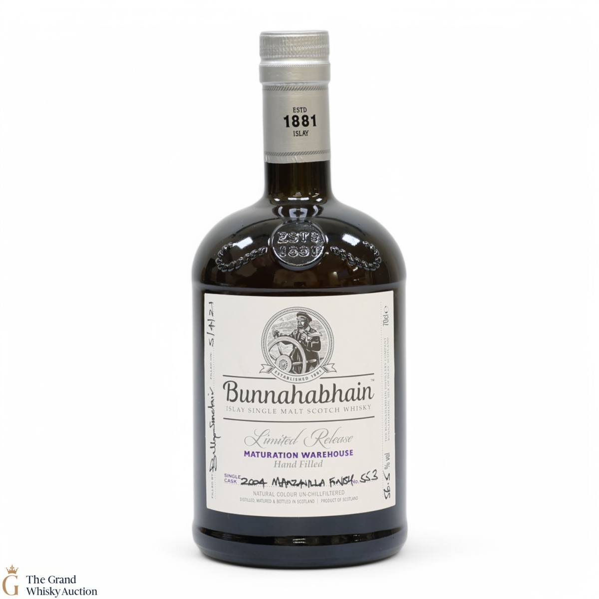 Bunnahabhain - 2004 Manzanilla Finish #553 - Hand Fill (20cl)