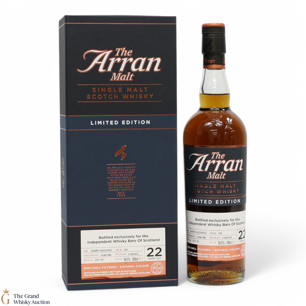 Arran - 22 Year Old 1996 #624 - Limited Edtion Independent Whisky Bars of Scotland