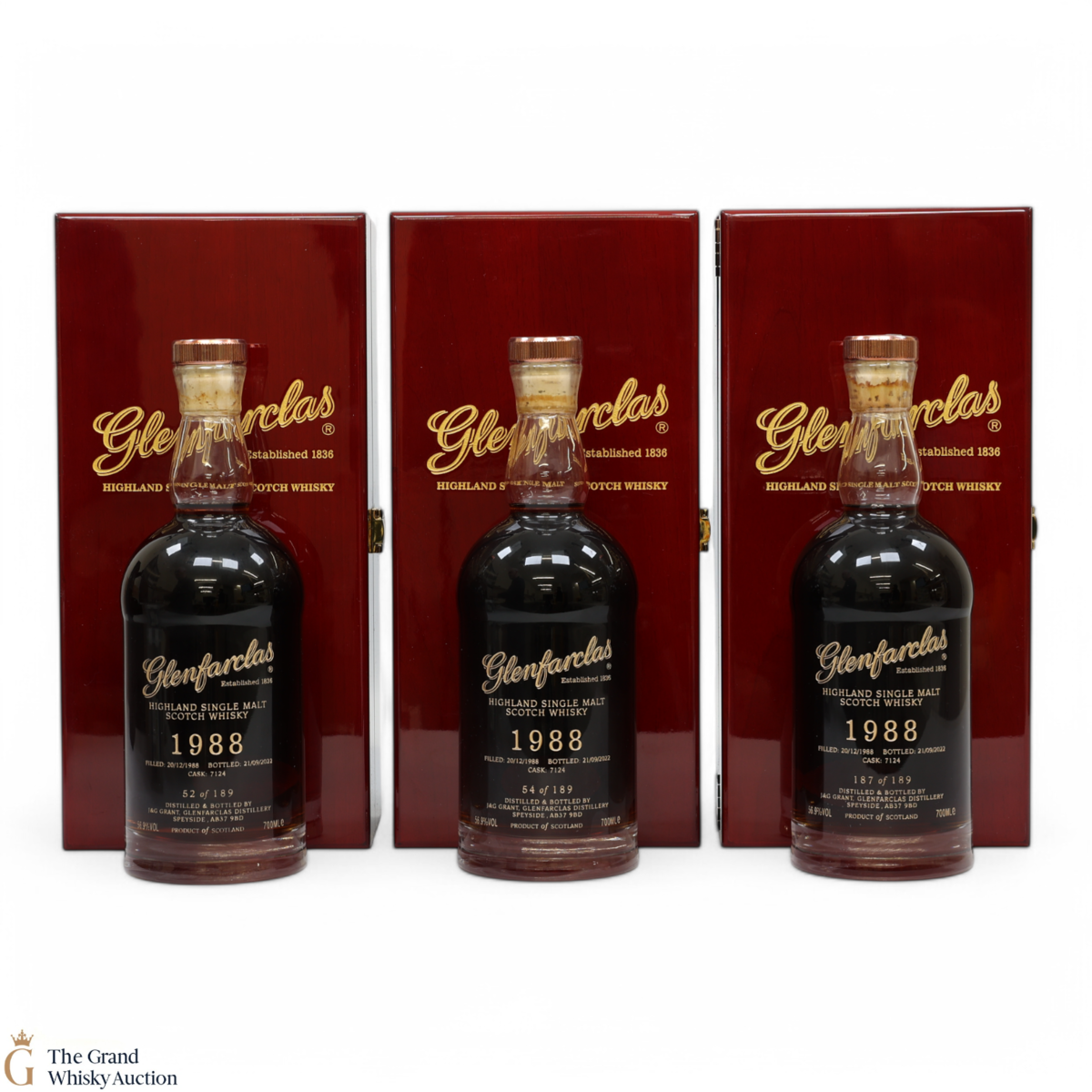 Glenfarclas - 33 Year Old 1988 - Single Cask #7124 (3x70cl)