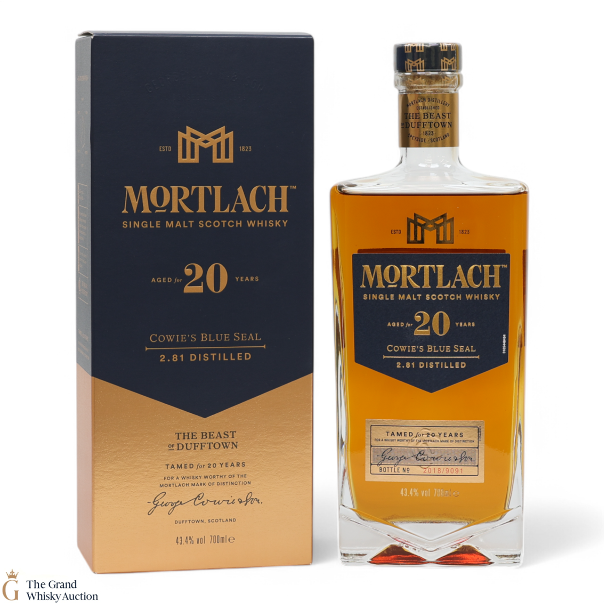 Mortlach - 20 Year Old - Cowies Blue Seal 2.81