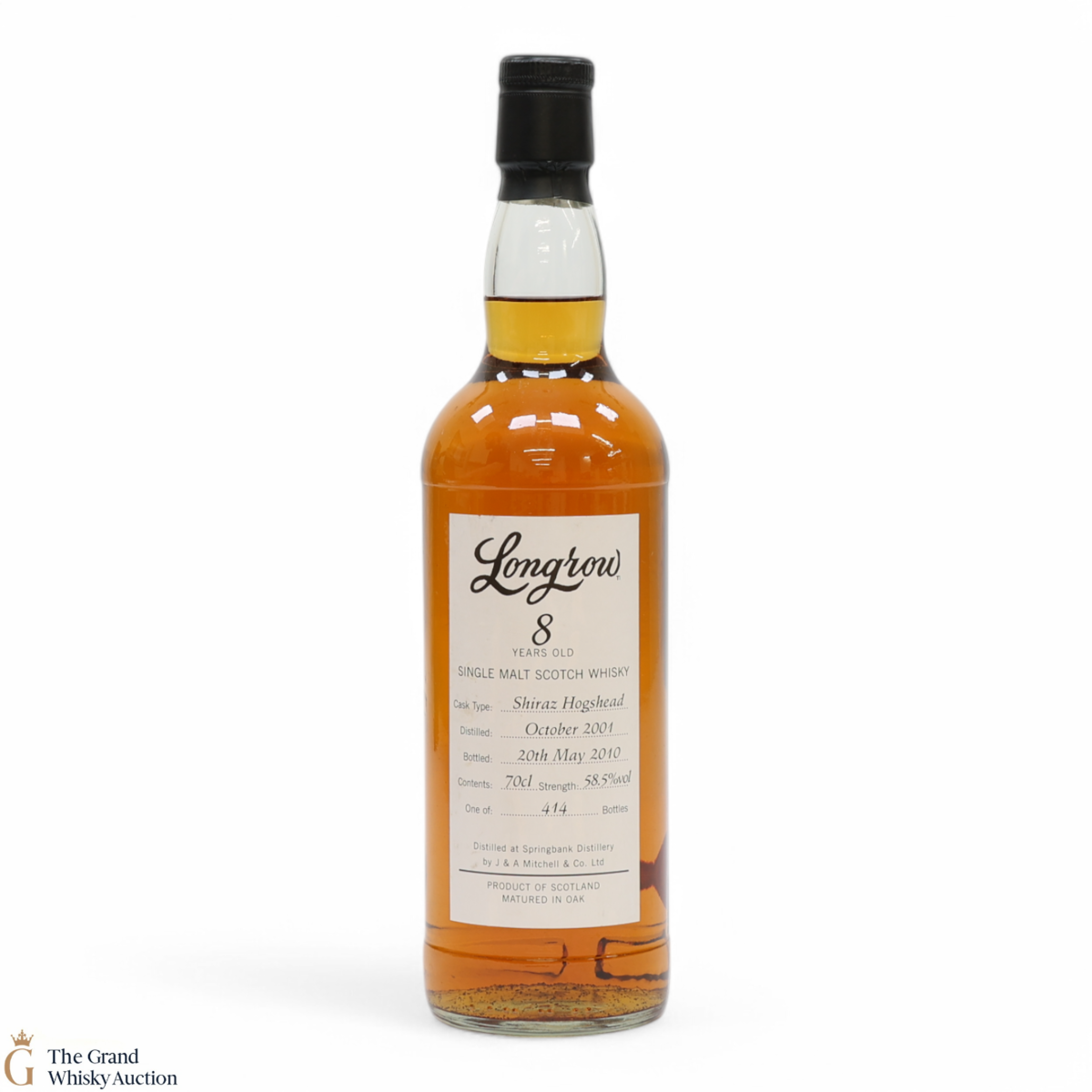 Longrow - 8 Year Old 2001 Open Day 2010 Shiraz Hogshead (SIGNED)