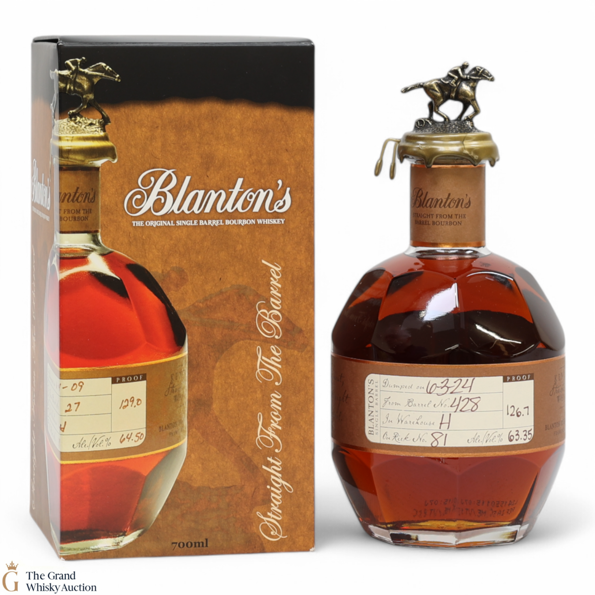 Blanton's - Straight From The Barrel - Cask Strength (63.35% ABV)