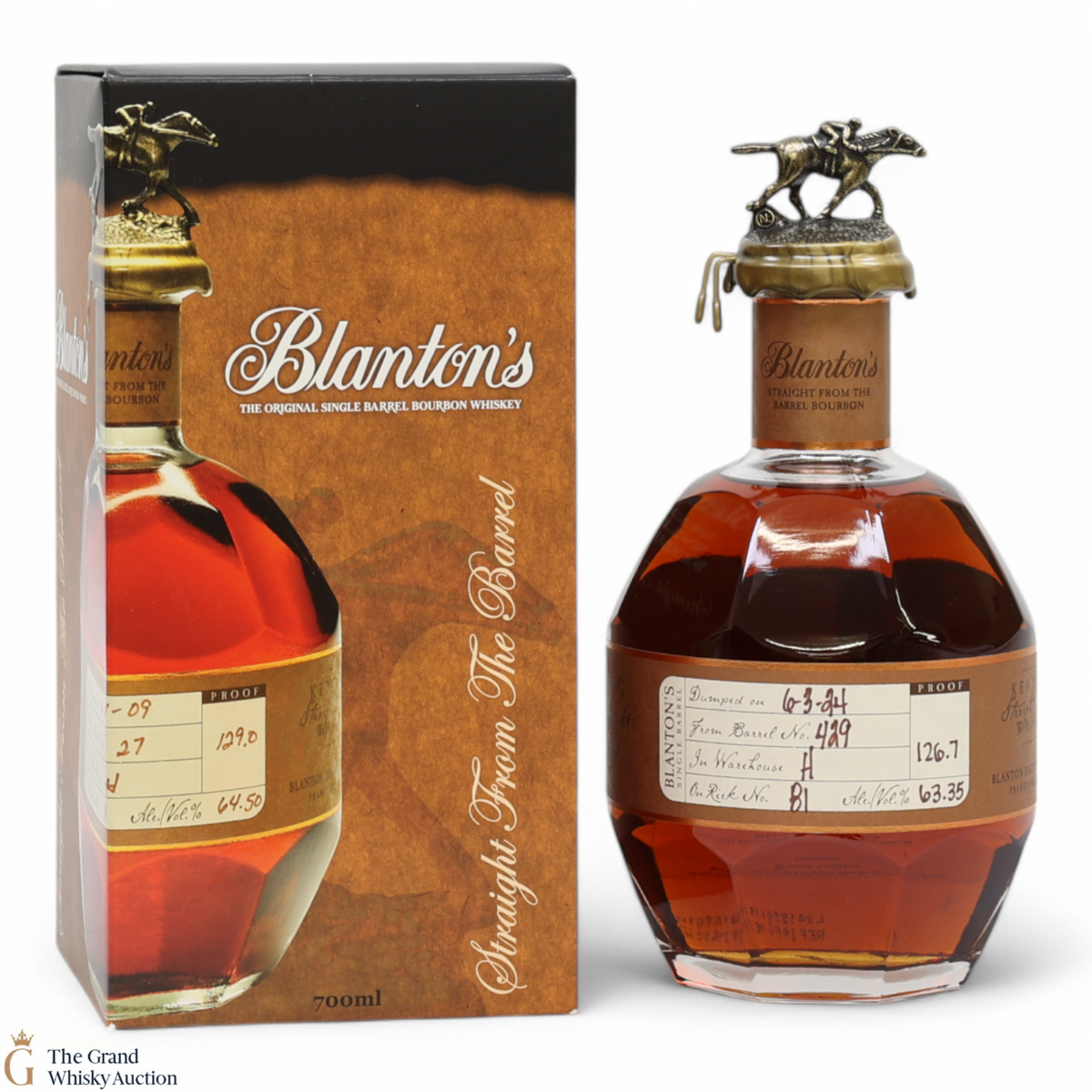Blanton's - Straight From The Barrel - Cask Strength (63.35% ABV)