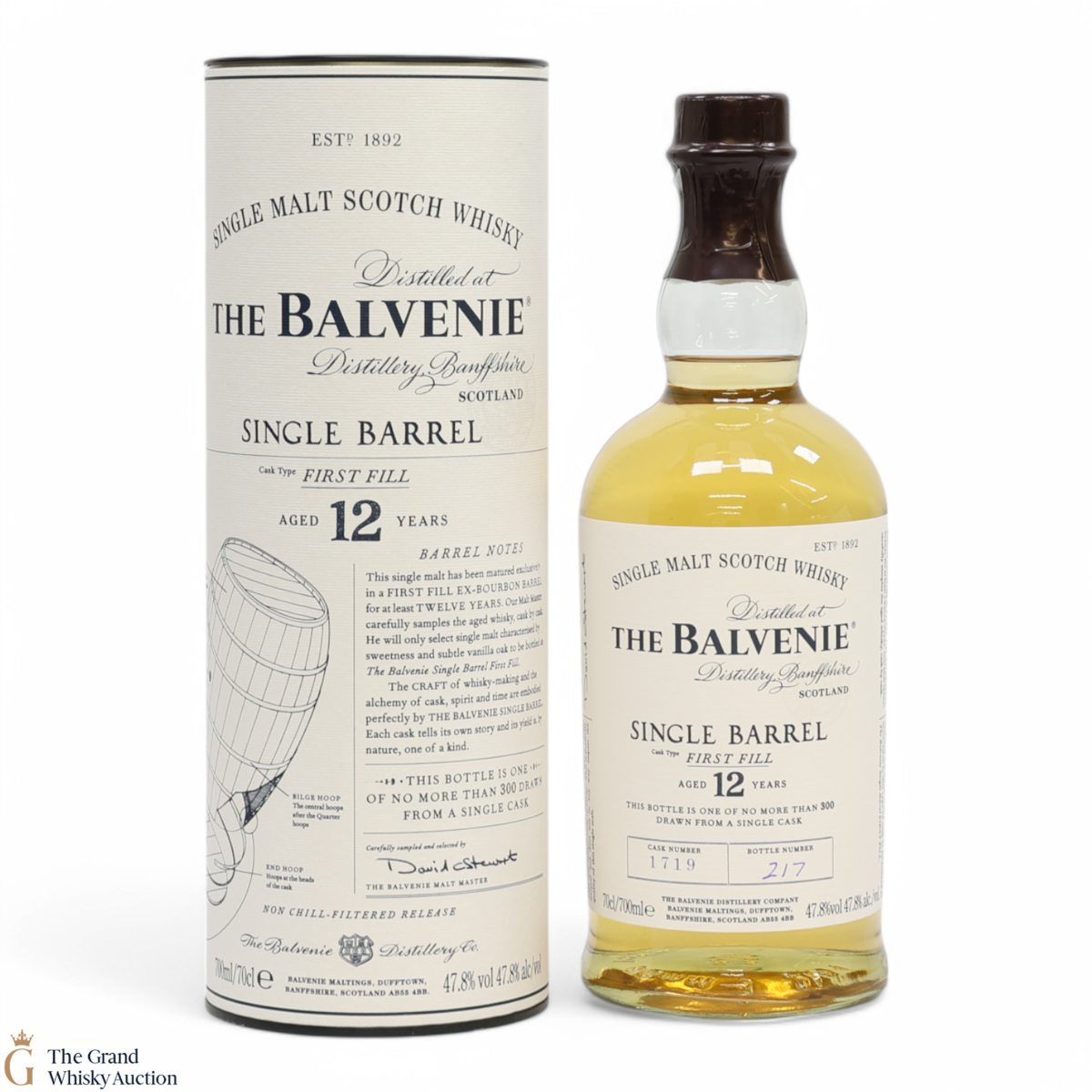Balvenie - 12 Year Old  Single Barrel #1719