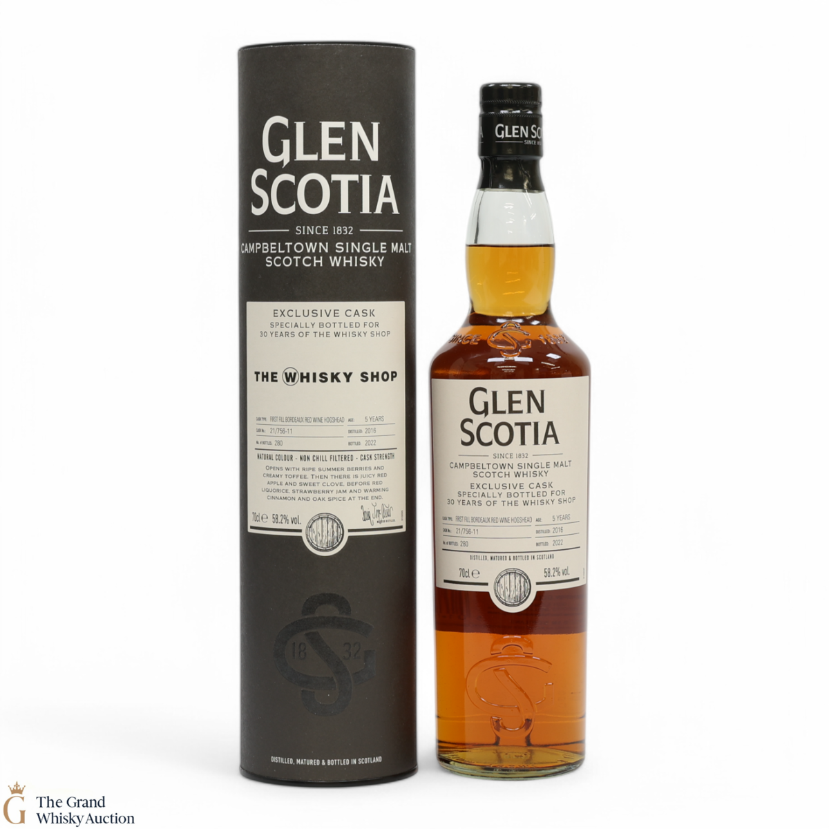 Glen Scotia - 5 Year Old Single Cask #21/756-11 (2016) - Whisky Shop Exclusive 