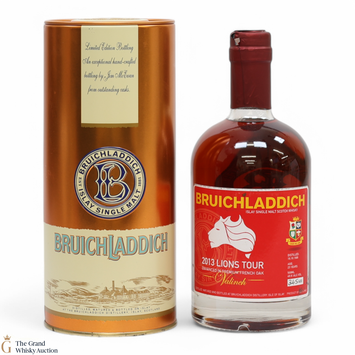 Bruichladdich - 23 Year Old 1989 - Valinch Lions Tour 2013 (50cl)