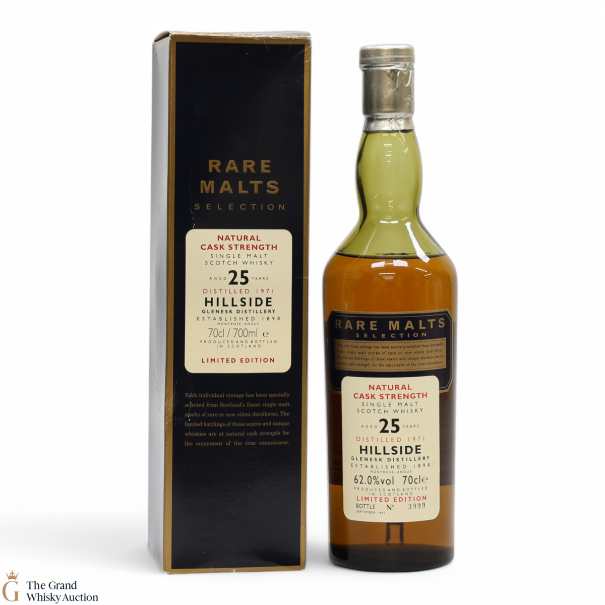 Hillside - 25 Year Old 1971 - Rare Malts 62%