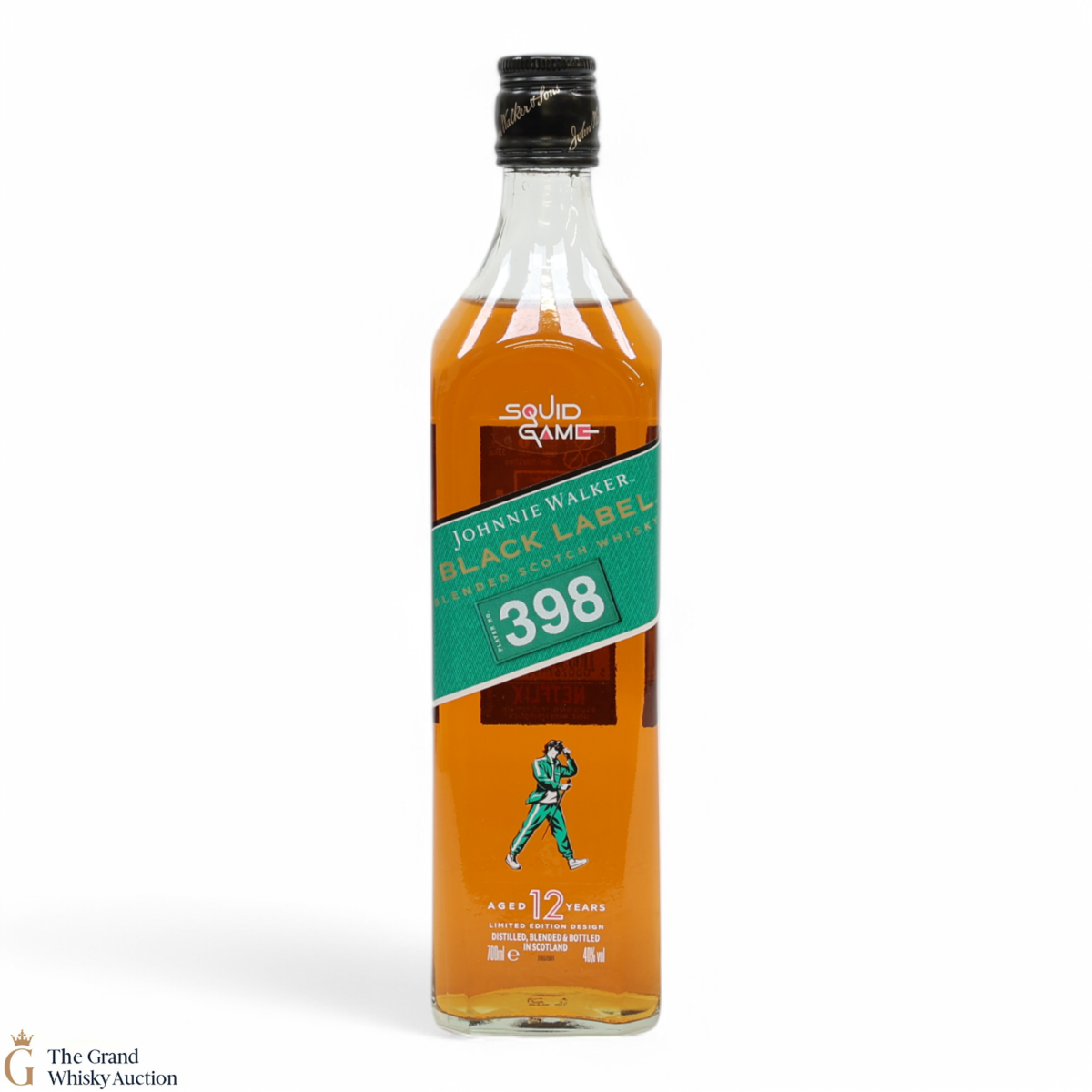 Johnnie Walker - Black Label - 12 Year Old - Squid Games Player No. 398