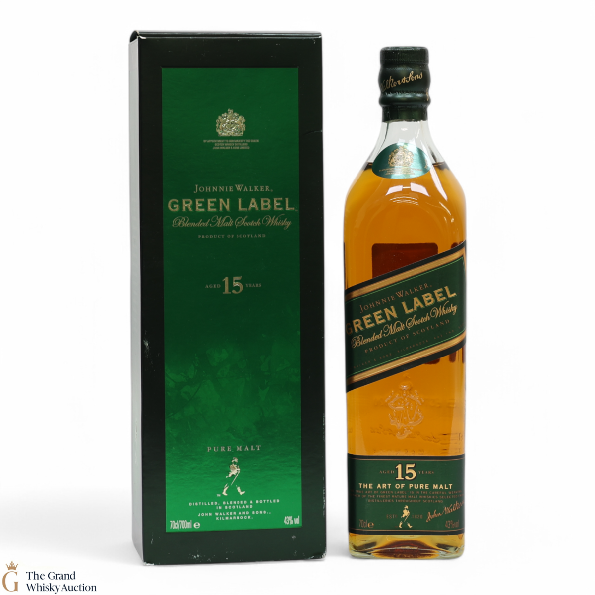 Johnnie Walker - 15 Year Old - Pure Malt - Green Label