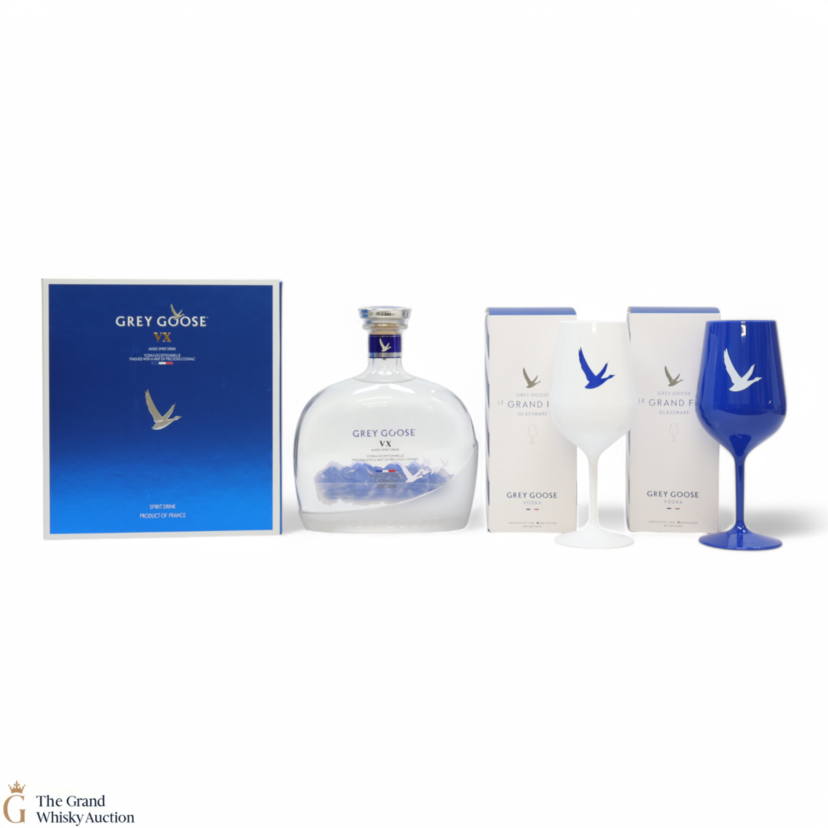 Grey Goose - VX & Le Grand Fizz Glassware x 2 (1L)