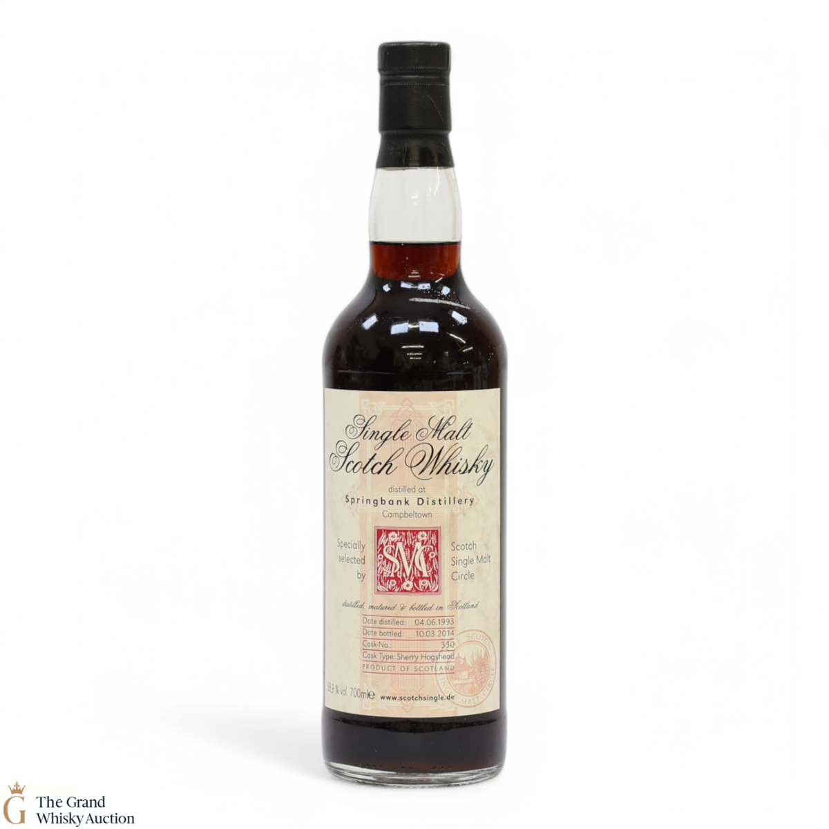 Springbank - 1993 Single Cask #330 - The Scotch Single Malt Circle