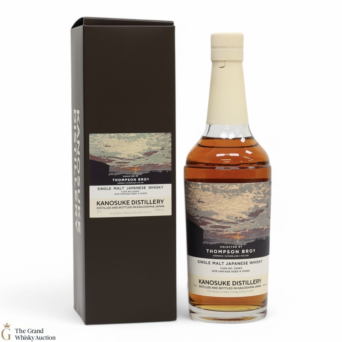 Kanosuke - 4 Year Old 2018 - Single Cask #20463 - Thompson Bros