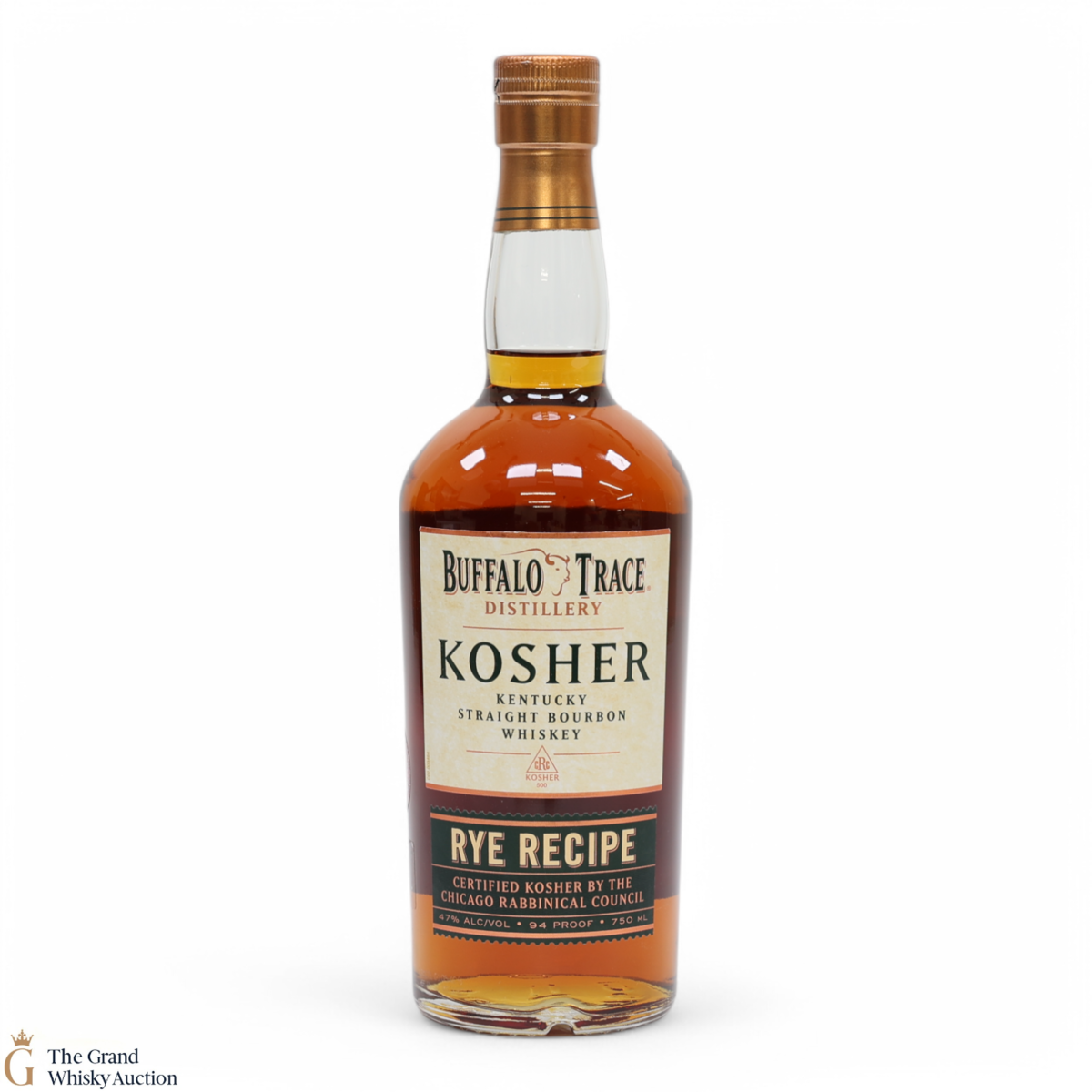 Buffalo Trace - Kosher Straight Rye Recipe 94 Proof (75cl)