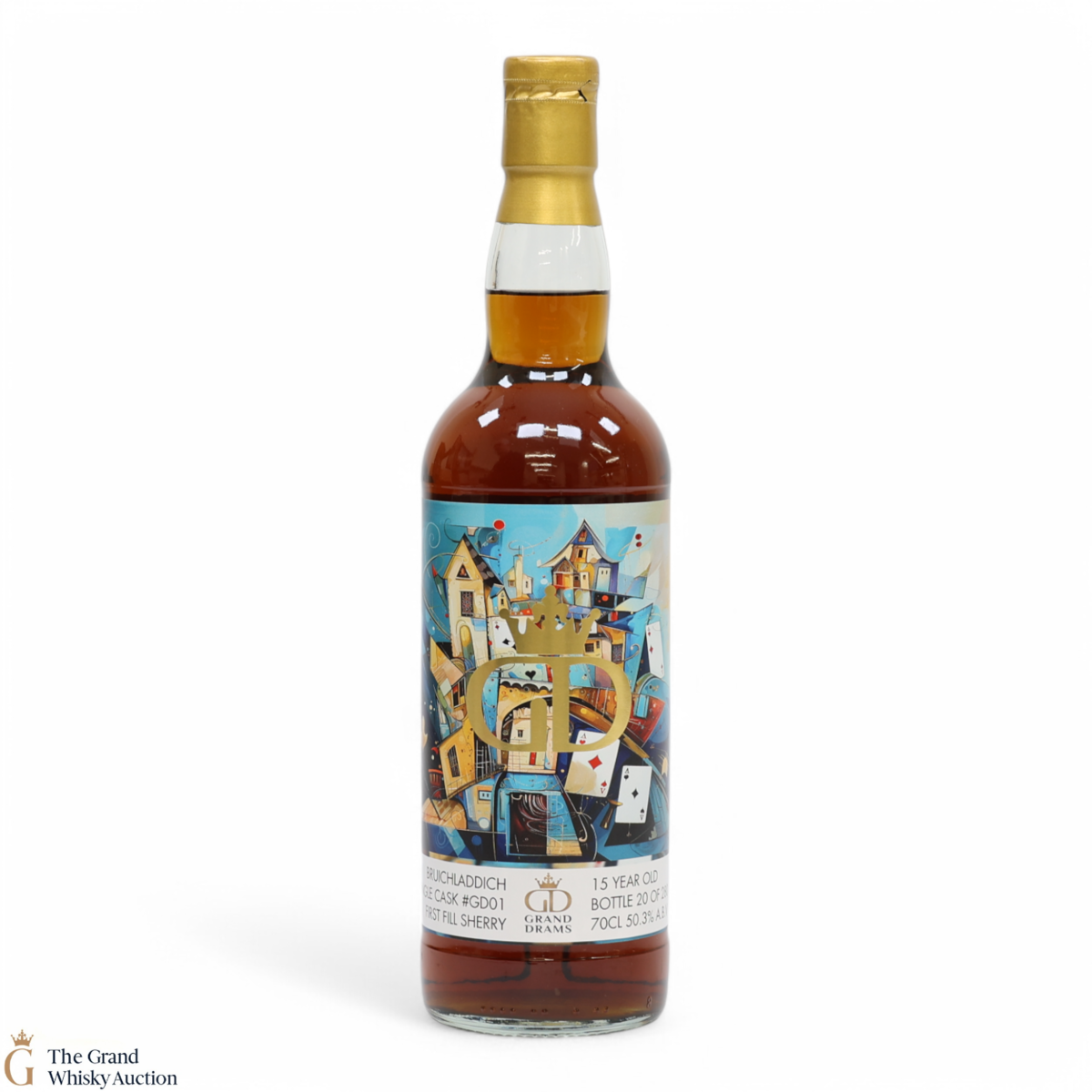 Bruichladdich - 15 Year Old Single Sherry Cask #GD01 - Grand Drams 