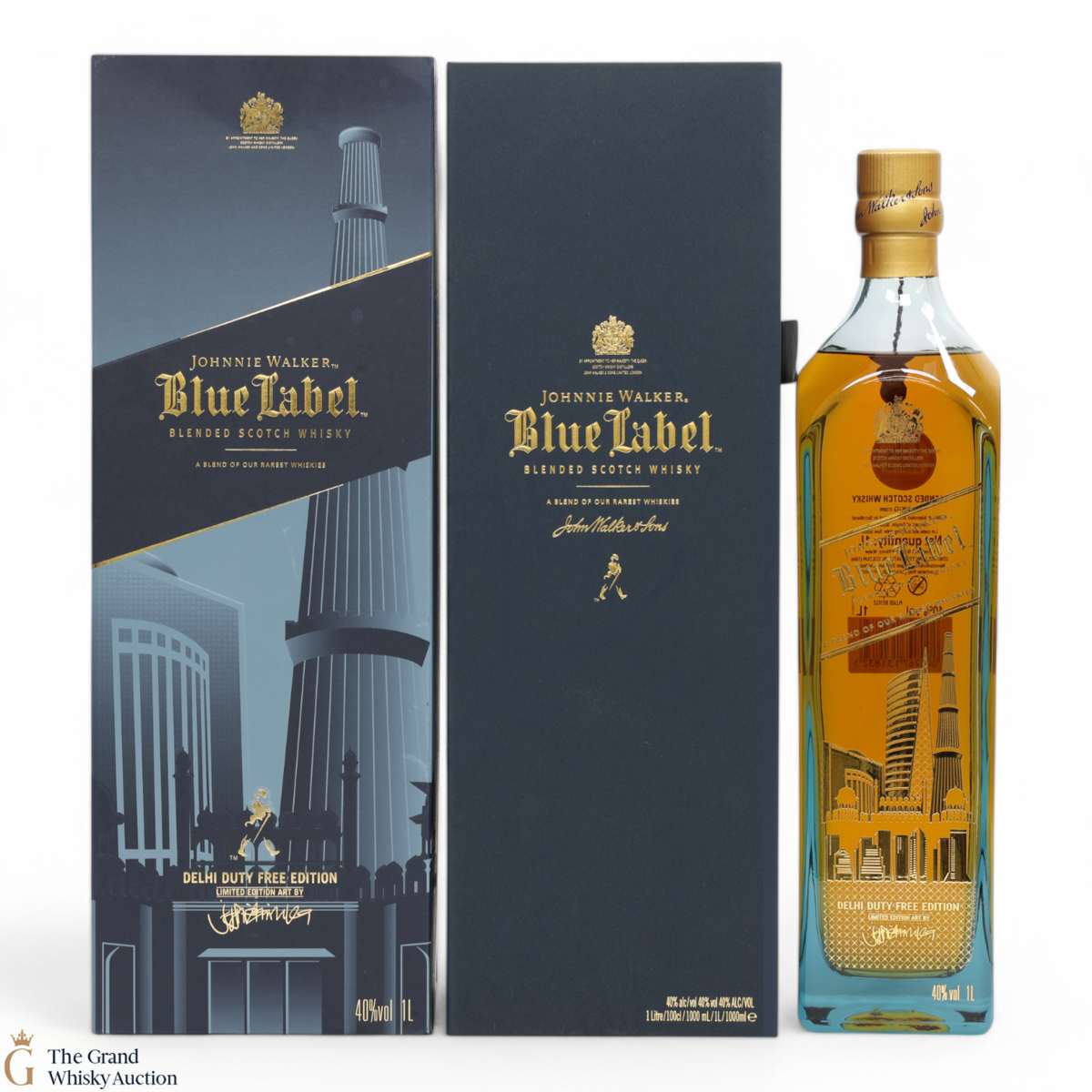 Johnnie Walker - Blue Label Delhi Limited Edition Travel Retail Exclusive (1L)