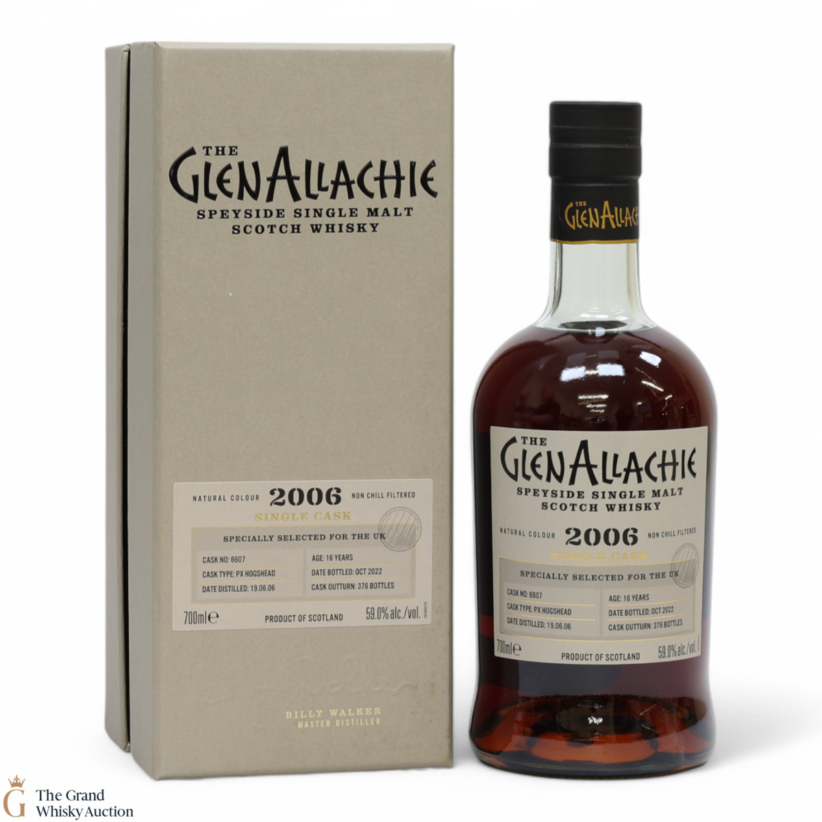 Glenallachie - 16 Year Old #6607 Single PX Hogshead UK Exclusive