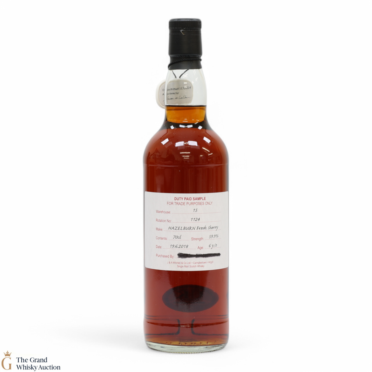 Hazelburn - 6 Year Old 2018 Fresh Sherry - Duty Paid Sample 59.9%