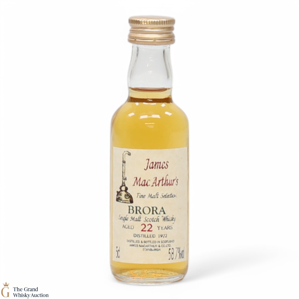 Brora - 22 Year Old 1972 - James MacArthur's Fine Malt Selection (5cl)