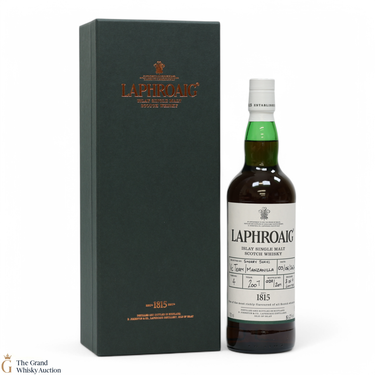 Laphroaig - 2007 Single Manzanilla Cask #4 - Sherry Series 2024