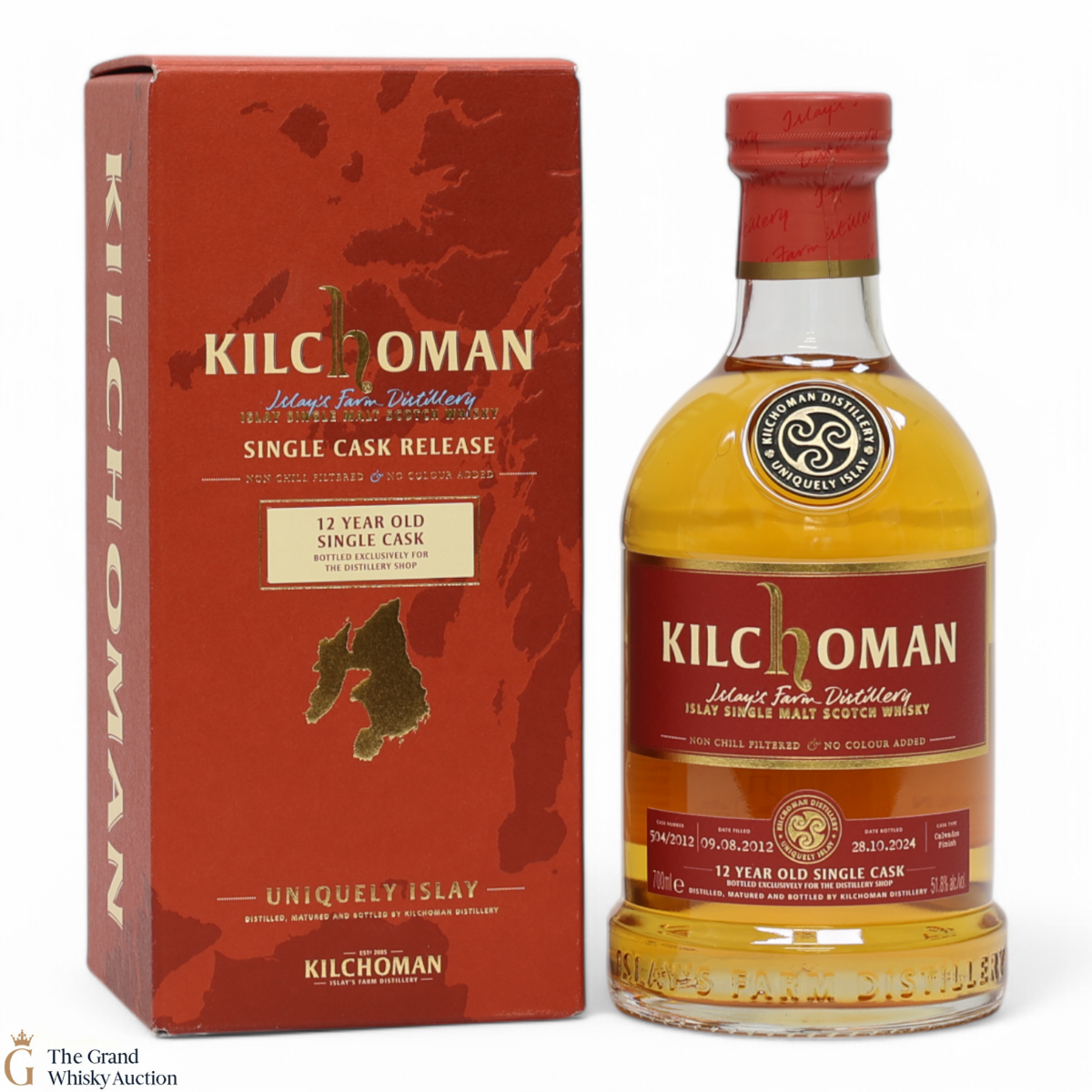 Kilchoman - 2012 - Calvados Finish - Distillery Exclusive #504/2012
