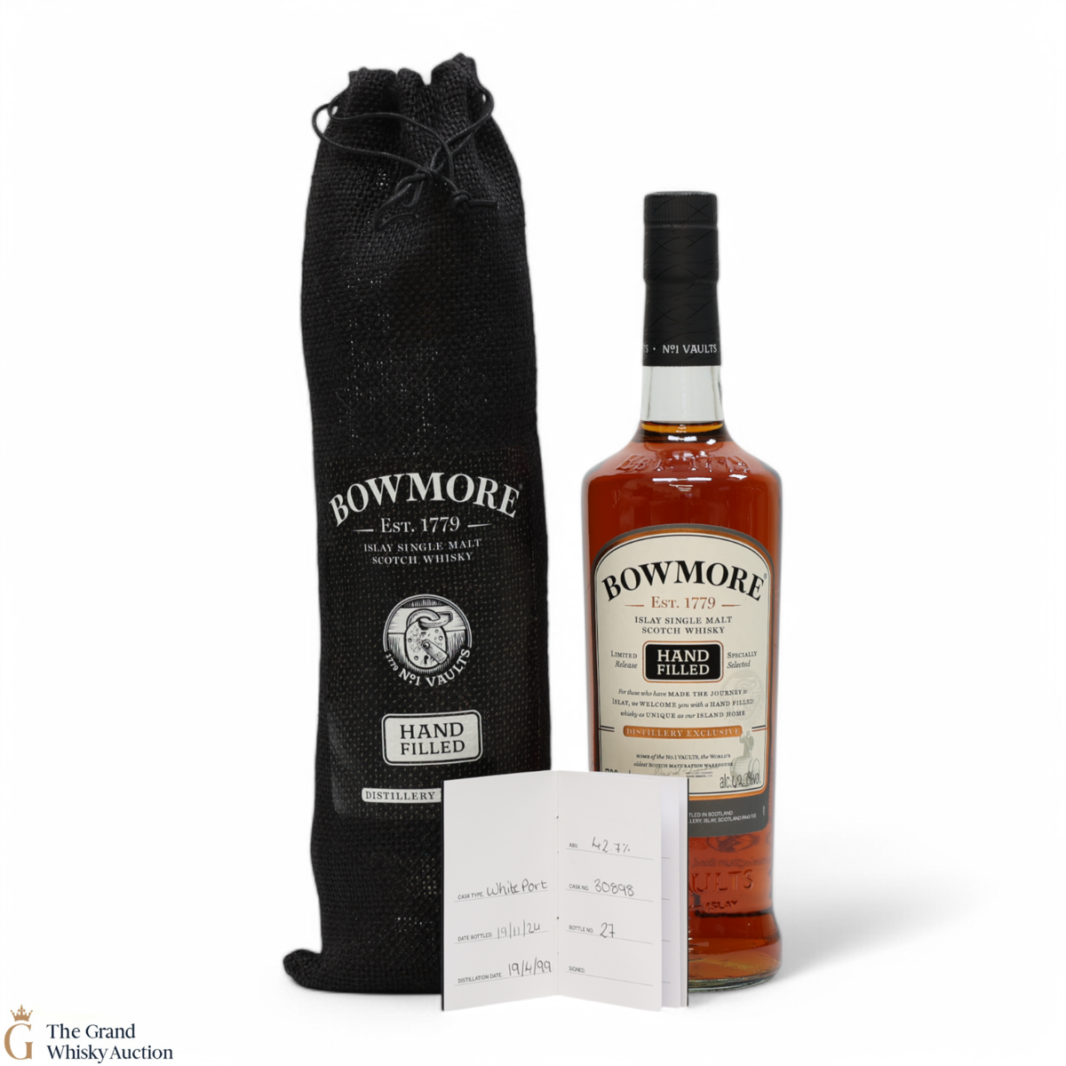 Bowmore - 25 Year Old 1999 Hand Filled - White Port Cask #30898