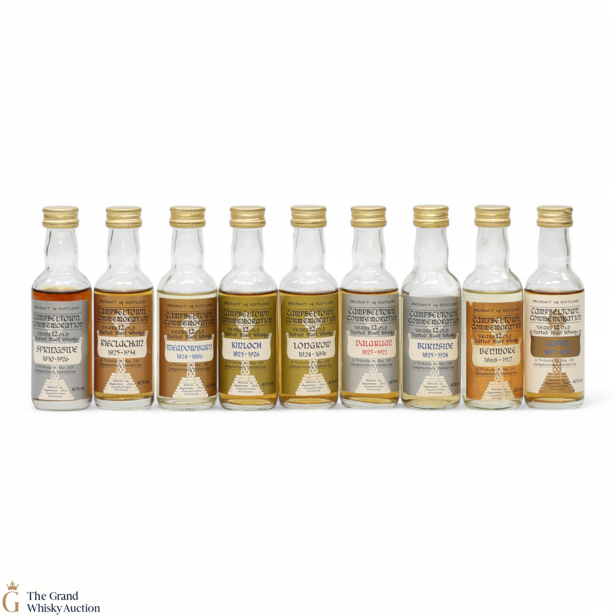 Campbeltown Commemoration - Assorted Miniatures (9 x 5cl)
