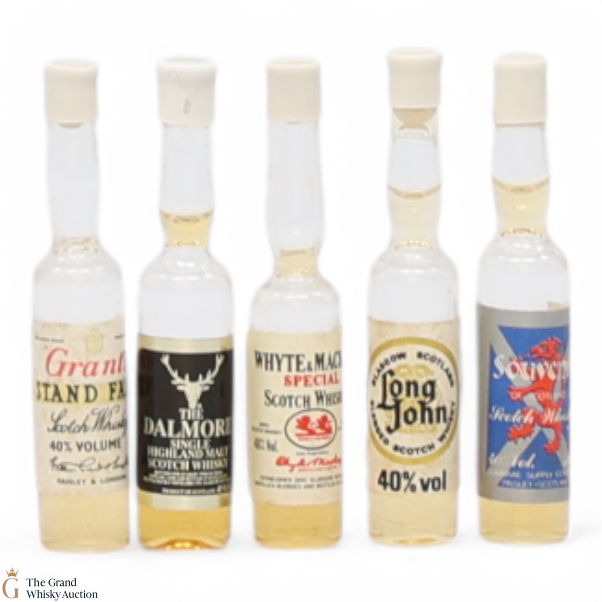 The World's Smallest Bottles Of Scotch Whisky (5x1cl)