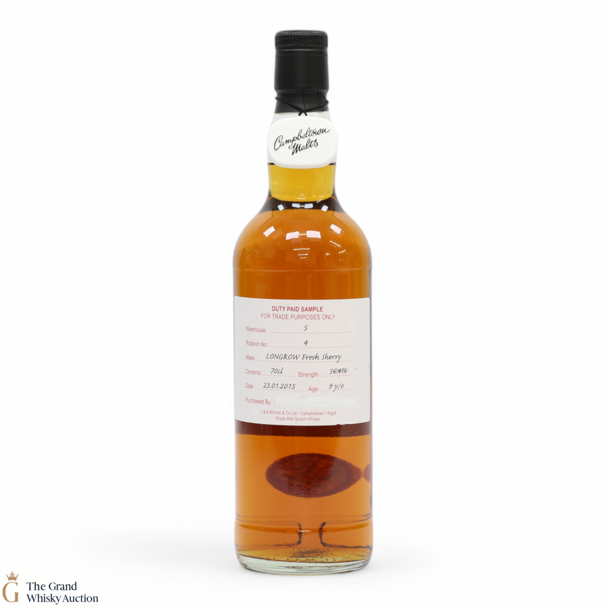 Longrow - 9 Year Old 2015 - Fresh Sherry - Duty Paid Sample 56.4%