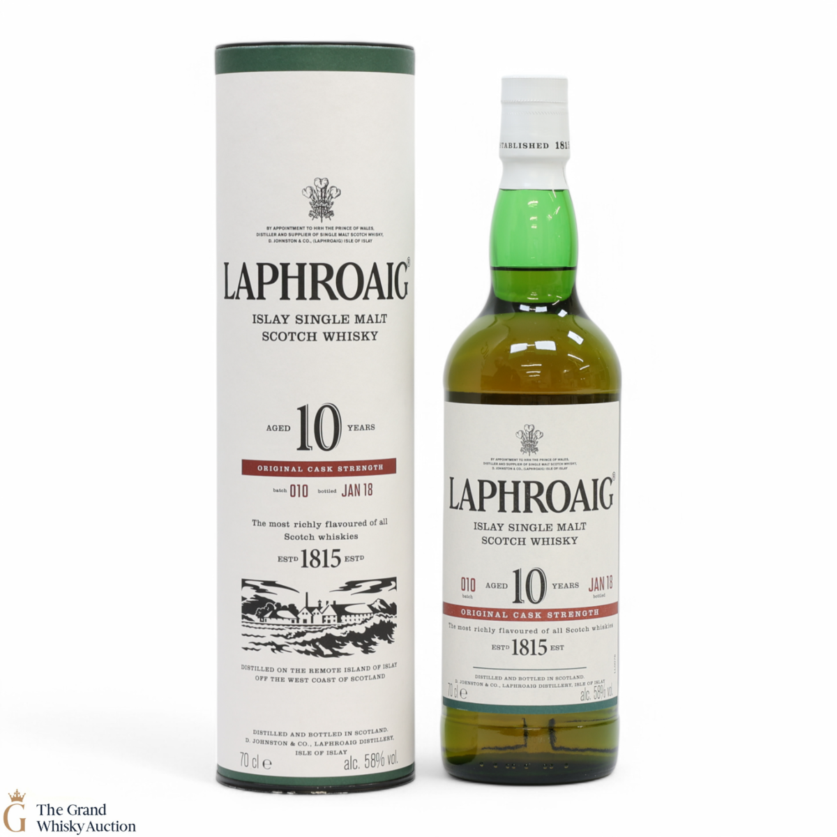 Laphroaig - 10 Year Old - Original Cask Strength Batch #010